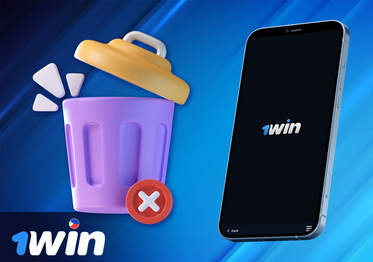 Uninstalling the 1Win app